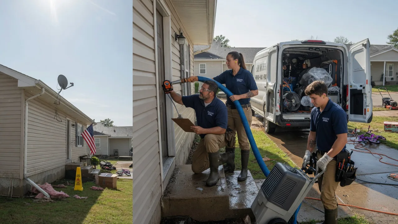 Ceiling Water Damage Restoration in Bryson City, NC near me